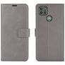 Mobigear Wallet Motorola Moto G9 Power Hülle Klapphülle Geldbörse - Grau