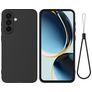 Mobigear Rubber Touch Samsung Galaxy A56 Silikon Hülle Backcover - Schwarz