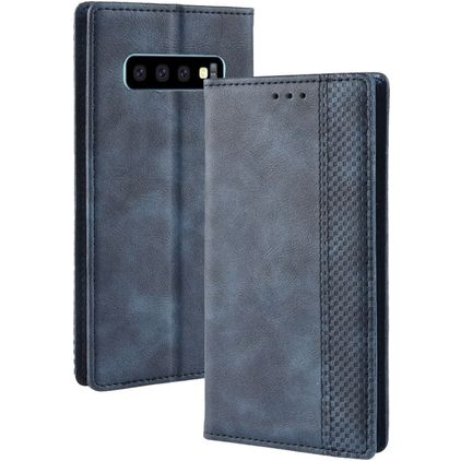 Mobigear Sensation Samsung Galaxy S10 5G Hülle Klapphülle Geldbörse - Blau
