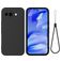 Mobigear Rubber Touch Google Pixel 10a Silikon Hülle Backcover - Schwarz