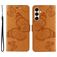 Mobigear Butterfly Samsung Galaxy A26 Hülle Klapphülle Geldbörse - Cognac