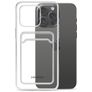 Mobilize Gelly Card Transparent iPhone 15 Pro Max TPU (flexibel) Backcover mit Kartenfach - Transparent