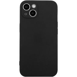 Mobigear Colors iPhone 15 Plus Hülle Flexibles TPU Backcover - Schwarz