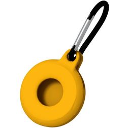Mobigear Circle Key Apple AirTag Hülle Flexibles TPU Schlüsselanhänger - Orange