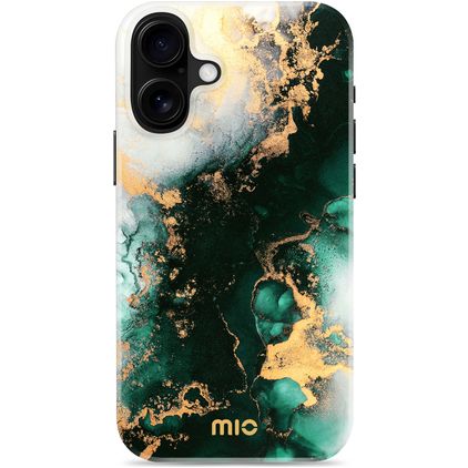 MIO iPhone 16 Plus MagSafe Hardcase Backcover - Green Marble