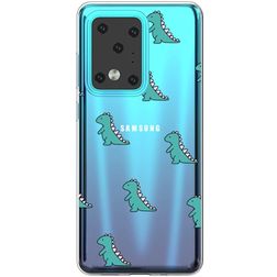 Mobigear Design Samsung Galaxy S20 Ultra Hülle Flexibles TPU Backcover - Dino
