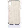 Mobigear Nature iPhone XS Max Hülle Flexibles TPU Backcover - Nordic Walnut