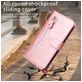 Mobigear Zipper iPhone 17 Pro Hülle Klapphülle Geldbörse - Roségold
