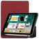 Mobigear Tri-Fold Gel iPad 6 (2018) Hülle TPU,Kunstleder Klapphülle + Stifthalter - Weinrot