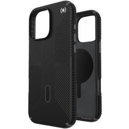 Speck Presidio2 Grip iPhone 16 Pro Max MagSafe Hülle Hardcase Backcover Stoßfest - Schwarz
