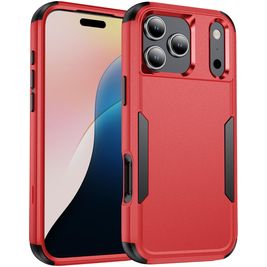 Mobigear Ultra Tough iPhone 17 Pro Max Hülle Hardcase Backcover Stoßfest - Rot