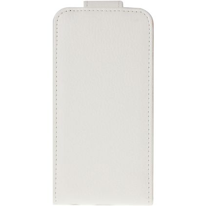 Mobigear iPhone 6s Plus Hülle Flipcase - Weiß