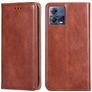 Mobigear Wallet Motorola Edge 30 Fusion Hülle Klapphülle Geldbörse - Braun