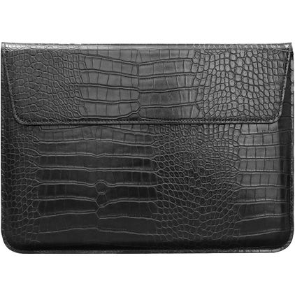Mobigear Envelope Croco Laptop Sleeve (max 19 cm x 30 cm) Laptop Hülle - Schwarz