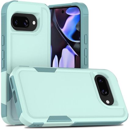 Mobigear Heavy Armor Google Pixel 9a Hardcase Backcover Shockproof - Grün