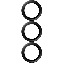 PanzerGlass Hoops Samsung Galaxy S26 Gehärtetes Glas Kameralinsen Schutz - Hüllenfreundlich - Schwarz