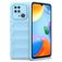 Mobigear Bumpy Xiaomi Redmi 10C Hülle Flexibles TPU Backcover - Blau