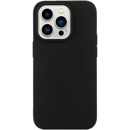 Mobigear Colors iPhone 14 Pro Hülle Flexibles TPU Backcover - Schwarz