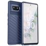 Mobigear Groove Google Pixel 7 Hülle Flexibles TPU Backcover - Blau