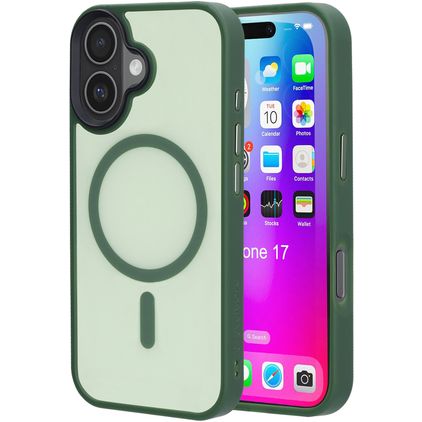 Mobiparts Hardcover iPhone 17 MagSafe Hülle Hardcase Backcover - Satin Green