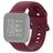 Mobigear Sport Buckle Silikon Fitbit Versa 2 Armband Dornschließe - Rot