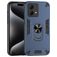 Mobigear Armor Ring Motorola Moto G84 Hülle Hardcase Backcover Stoßfest mit Ringhalter - Blau