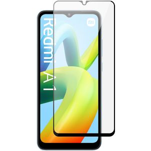 Mobigear Premium Xiaomi Redmi A1 4G Panzerglas Gehärtetes Glas Displayschutz - Hüllenfreundlich - Schwarz