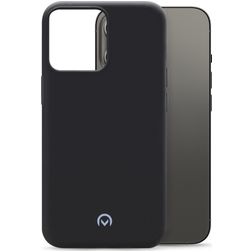 Mobilize Rubber Gelly iPhone 13 Pro Hülle Flexibles TPU Backcover - Matt Black