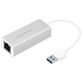 Macally U3GBA USB-A auf Ethernet Adapter - Weiß