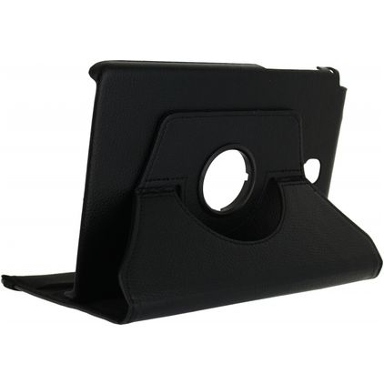 Xccess Rotating Stand Samsung Galaxy Tab A 8.0 Hülle Drehbare Klapphülle - Schwarz