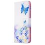 Mobigear Design Huawei P40 Lite E Hülle Klapphülle Geldbörse - Schmetterling
