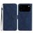Mobigear Stitch iPhone 17 Pro Max Hülle Klapphülle Geldbörse - Blau