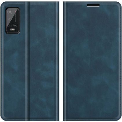 Mobigear Retro Slim Wiko Power U20 Hülle Klapphülle Geldbörse - Blau