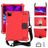 Mobigear HexStrap iPad Air 11 Zoll (2025) Hülle EVA Schaum Backcover + Schulterträger - Rot