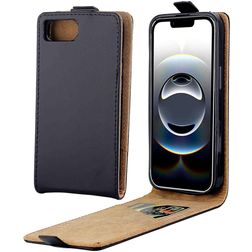 Mobigear iPhone 16e Hülle Flipcase - Schwarz
