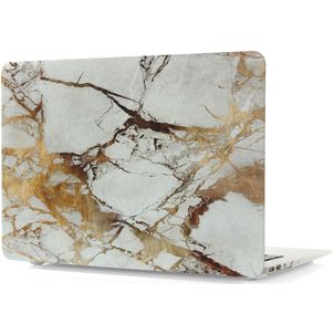 Mobigear Marble MacBook Air 11 Zoll (2010-2016) Hardcase Hülle MacBook Case - Braun - Model A1370 / A1465