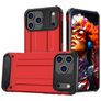 Mobigear Outdoor iPhone 17 Pro Hülle Hardcase Backcover Stoßfest - Rot