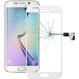 Mobigear Premium Samsung Galaxy S6 Edge Plus Panzerglas Displayschutz - Hüllenfreundlich - Weiß
