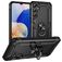 Mobigear Armor ring Samsung Galaxy A16 Hülle Hardcase Backcover Stoßfest mit Ringhalter - Schwarz