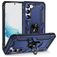 Mobigear Armor Ring Samsung Galaxy S23 Hülle Hardcase Backcover Stoßfest mit Ringhalter - Blau