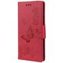 Mobigear Clover Xiaomi Redmi Note 11 5G Hülle Klapphülle Geldbörse - Rot