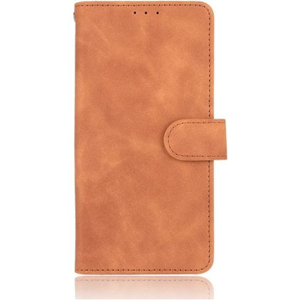 Mobigear Retro Google Pixel 4a Hülle Klapphülle Geldbörse - Cognac