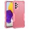 Mobigear Non-slip Armor Samsung Galaxy A73 Hülle Hardcase Backcover Stoßfest - Pink