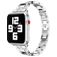 Mobigear Prague Edelstahl Apple Watch Armband Faltschließe - 42/41/40/38 mm - Silber