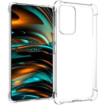 Mobigear Cushion Durchsichtig Samsung Galaxy A53 Hülle Flexibles TPU Backcover Stoßfest - Transparent