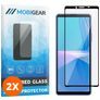 Mobigear Premium Sony Xperia 10 III Panzerglas Displayschutz - Hüllenfreundlich - Schwarz (2er Pack)