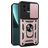 Mobigear Armor Ring Cam Slide Xiaomi 13 Hülle Hardcase Backcover Stoßfest mit Ringhalter und Kamera Slider - Roségold