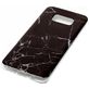 Mobigear Marble Samsung Galaxy S8 Plus Hülle Flexibles TPU Backcover - Schwarz