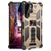 Mobigear Armor Stand Samsung Galaxy S22 Ultra Hülle Hardcase Backcover Stoßfest mit Ständer - Gold