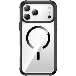 Valenta Full Cover Durchsichtig iPhone 17 Pro MagSafe Hülle Gehärtetes Glas Backcover Stoßfest - Transparent